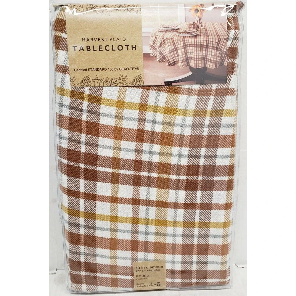 Printed Fabric Tablecloth 70